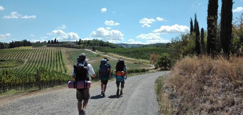 Via Francigena. 12.08.17 San Miniato &ndash; Gambassi Terme